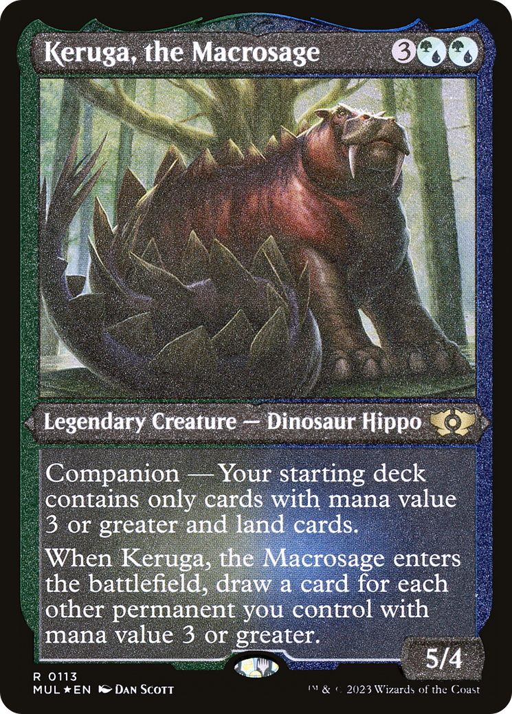 Keruga, the Macrosage (Foil Etched) [Multiverse Legends] | Pegasus Games WI