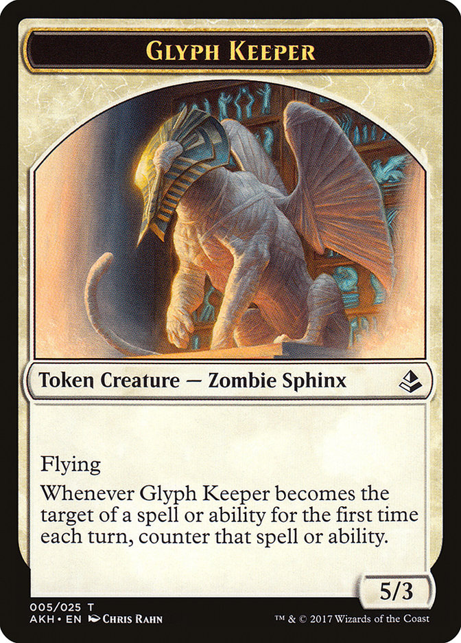 Glyph Keeper Token [Amonkhet Tokens] | Pegasus Games WI