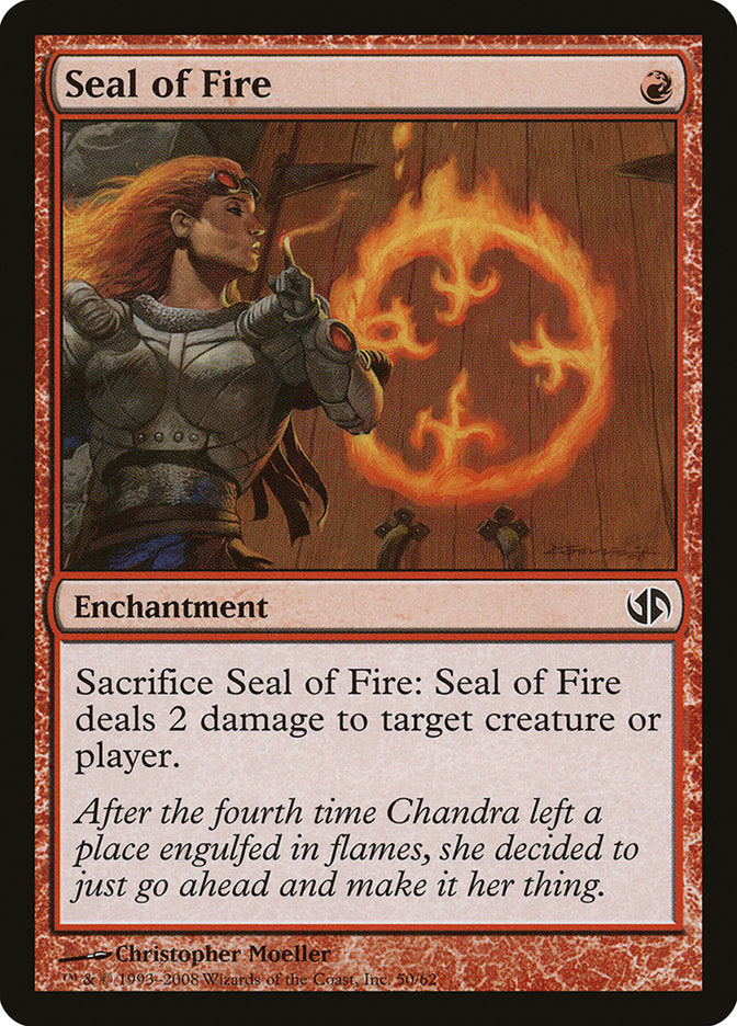 Seal of Fire [Duel Decks: Jace vs. Chandra] | Pegasus Games WI
