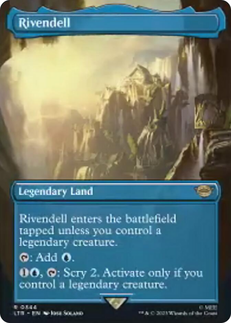 Rivendell (Borderless Alternate Art) [The Lord of the Rings: Tales of Middle-Earth] | Pegasus Games WI