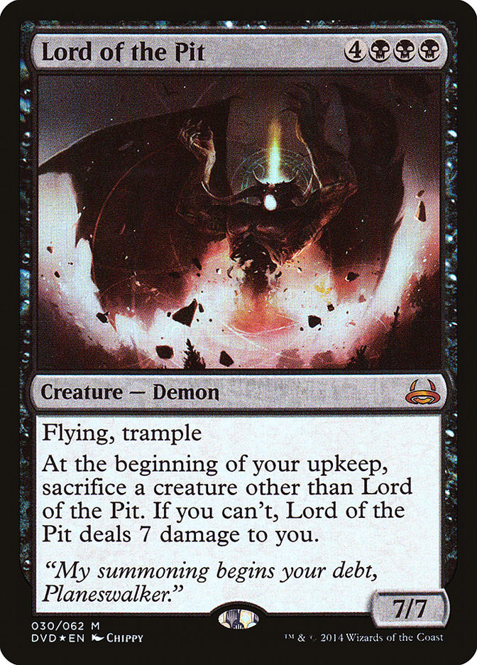 Lord of the Pit (Divine vs. Demonic) [Duel Decks Anthology] | Pegasus Games WI