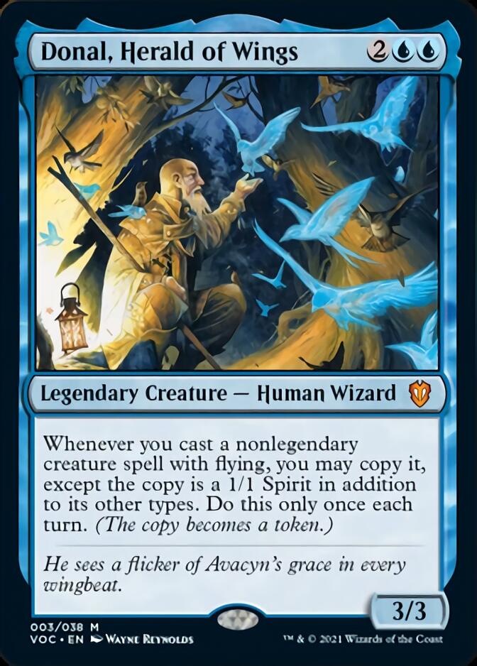 Donal, Herald of Wings [Innistrad: Crimson Vow Commander] | Pegasus Games WI