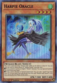 Harpie Oracle (Green) [LDS2-EN077] Ultra Rare | Pegasus Games WI