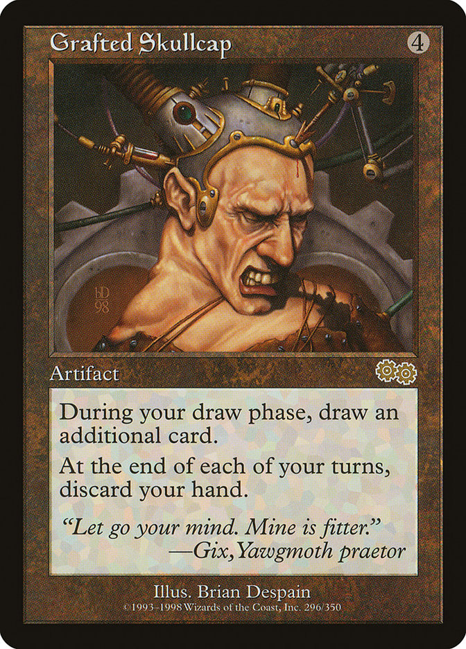 Grafted Skullcap [Urza's Saga] | Pegasus Games WI