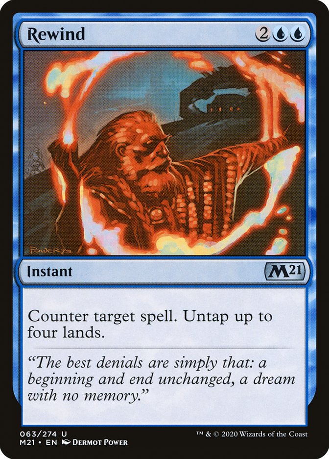 Rewind [Core Set 2021] | Pegasus Games WI