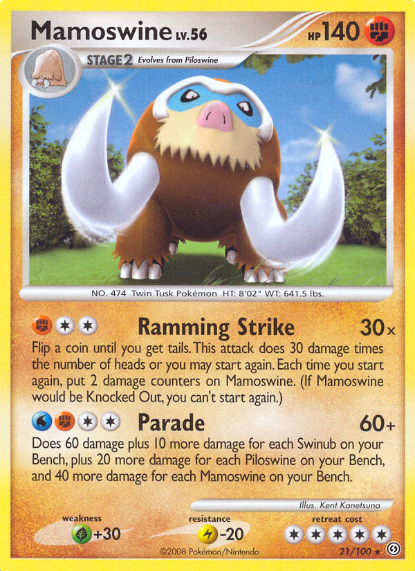 Mamoswine (21/100) [Diamond & Pearl: Stormfront] | Pegasus Games WI