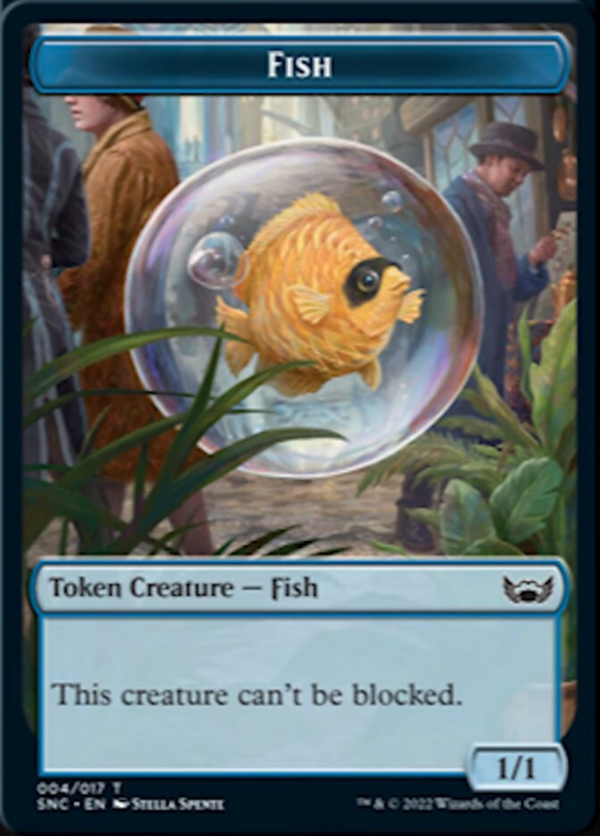 Fish Token [Streets of New Capenna Tokens] | Pegasus Games WI