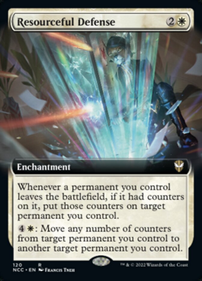 Resourceful Defense (Extended Art) [Streets of New Capenna Commander] | Pegasus Games WI