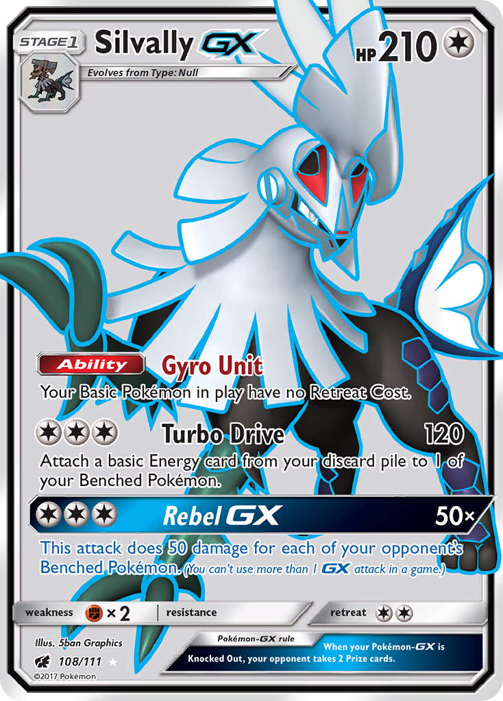 Silvally GX (108/111) [Sun & Moon: Crimson Invasion] | Pegasus Games WI