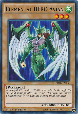 Elemental HERO Avian [SDHS-EN006] Common | Pegasus Games WI