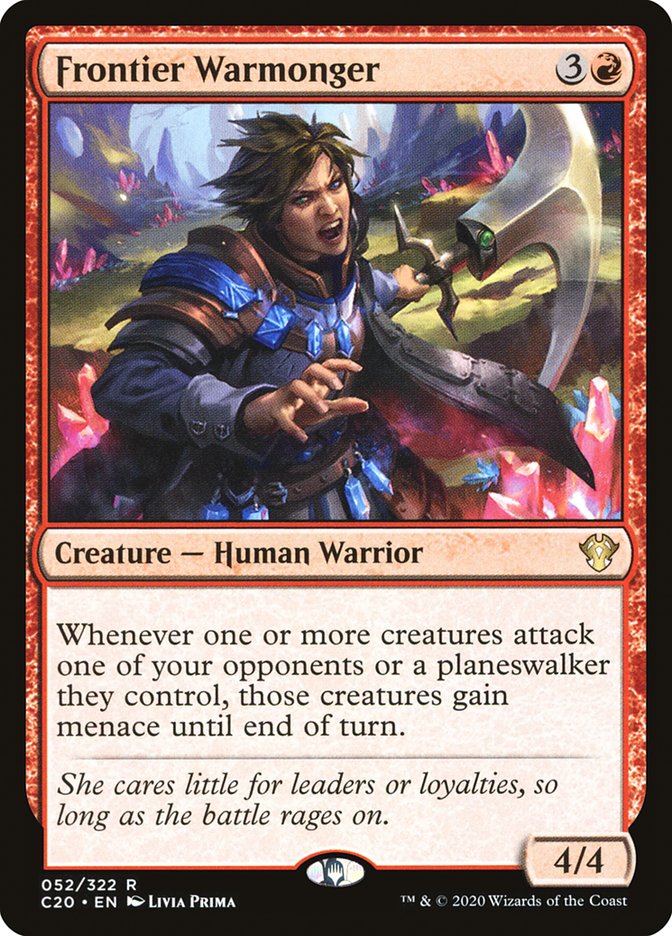Frontier Warmonger [Commander 2020] | Pegasus Games WI