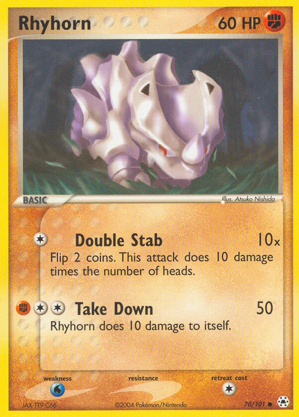 Rhyhorn (70/101) [EX: Hidden Legends] | Pegasus Games WI