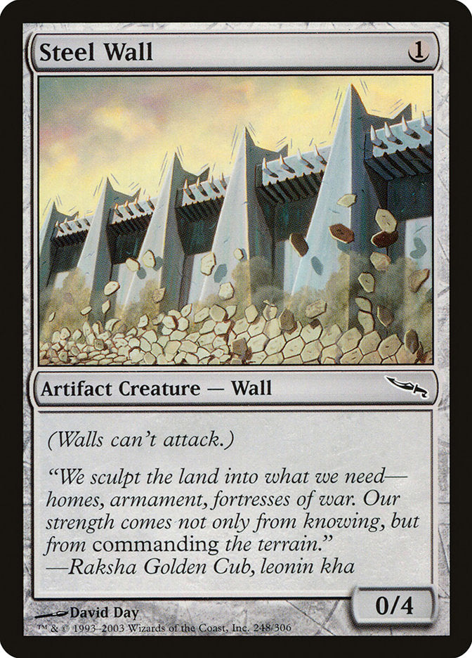 Steel Wall [Mirrodin] | Pegasus Games WI