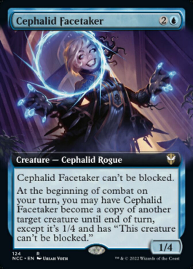 Cephalid Facetaker (Extended Art) [Streets of New Capenna Commander] | Pegasus Games WI