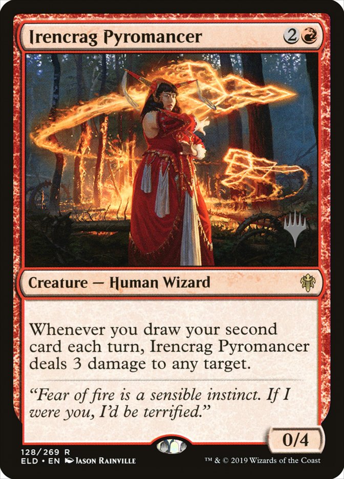 Irencrag Pyromancer (Promo Pack) [Throne of Eldraine Promos] | Pegasus Games WI