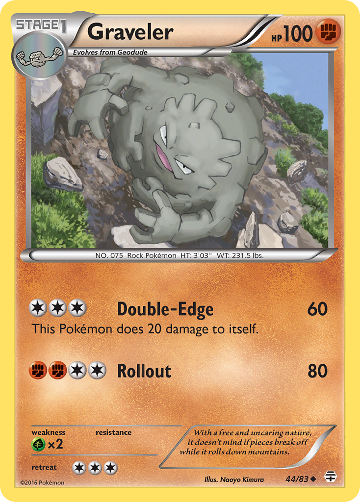 Graveler (44/83) [XY: Generations] | Pegasus Games WI