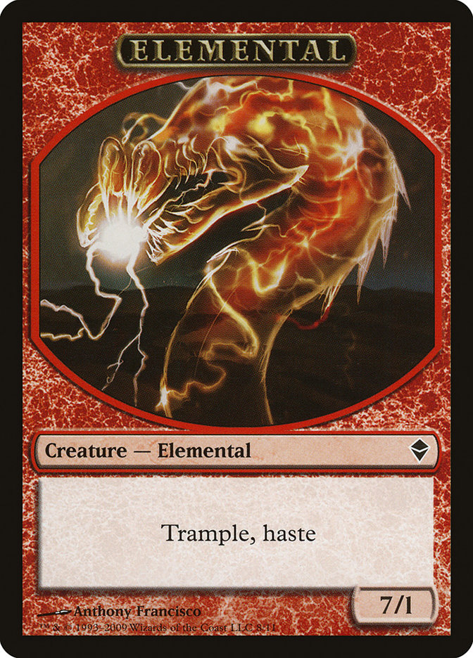 Elemental Token [Zendikar Tokens] | Pegasus Games WI