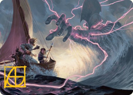 Hall of Storm Giants Art Card (Gold-Stamped Signature) [Dungeons & Dragons: Adventures in the Forgotten Realms Art Series] | Pegasus Games WI