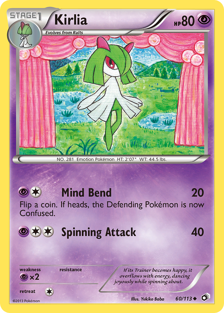 Kirlia (60/113) [Black & White: Legendary Treasures] | Pegasus Games WI