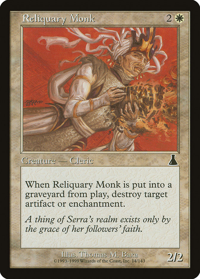 Reliquary Monk [Urza's Destiny] | Pegasus Games WI