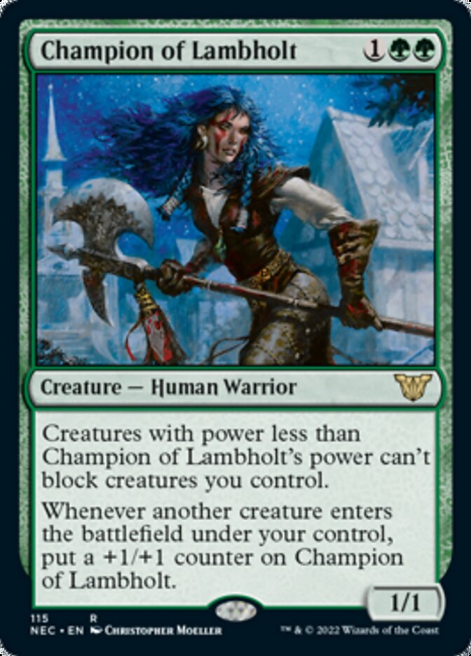 Champion of Lambholt [Kamigawa: Neon Dynasty Commander] | Pegasus Games WI