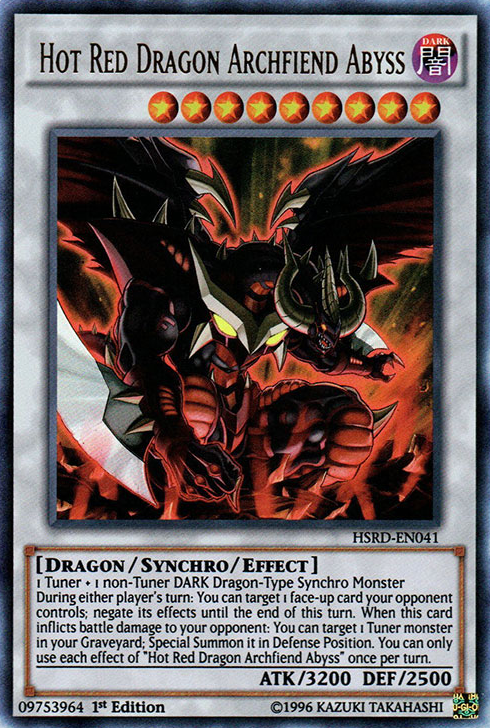 Hot Red Dragon Archfiend Abyss [HSRD-EN041] Ultra Rare | Pegasus Games WI