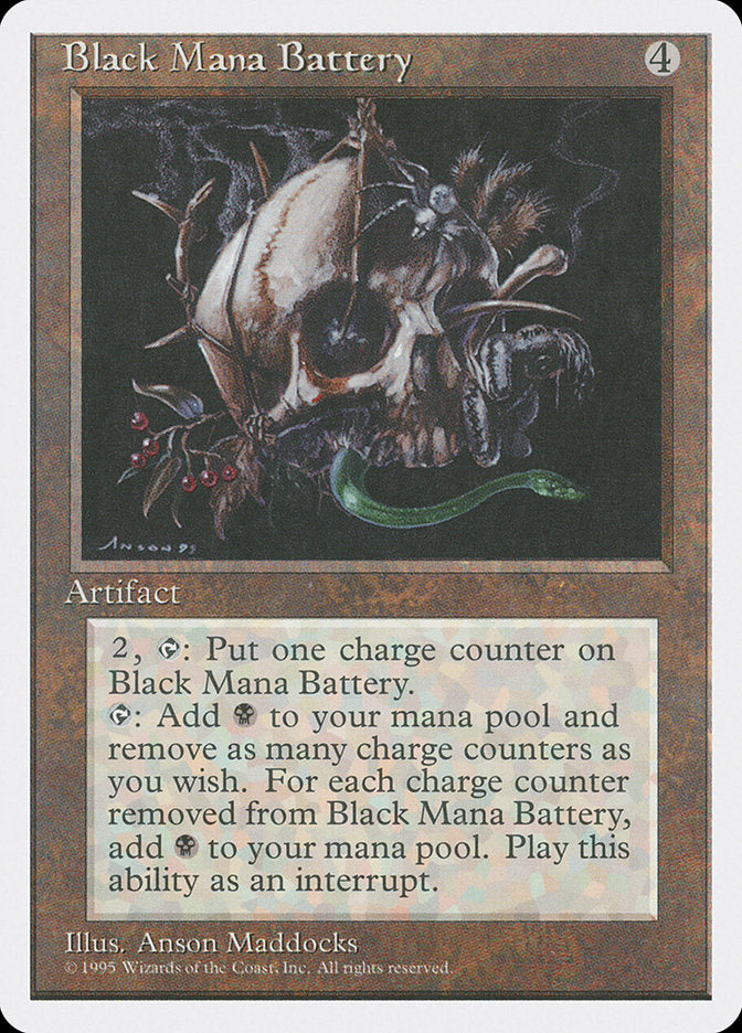Black Mana Battery [Fourth Edition] | Pegasus Games WI