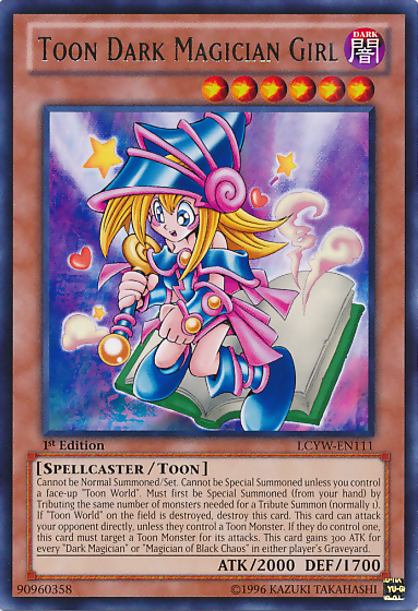 Toon Dark Magician Girl [LCYW-EN111] Rare | Pegasus Games WI