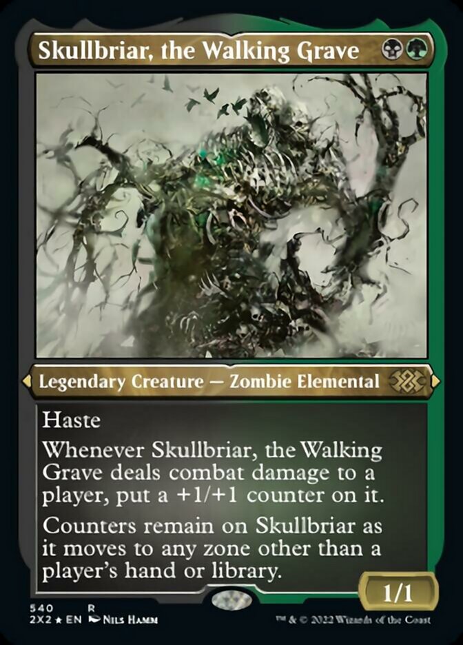 Skullbriar, the Walking Grave (Foil Etched) [Double Masters 2022] | Pegasus Games WI