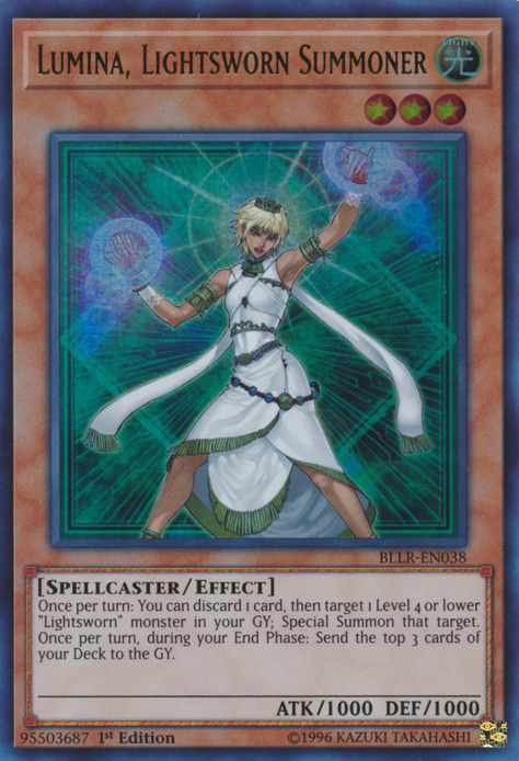 Lumina, Lightsworn Summoner [BLLR-EN038] Ultra Rare | Pegasus Games WI