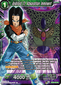 Android 17, Absorption Imminent (EX20-03) [Ultimate Deck 2022] | Pegasus Games WI