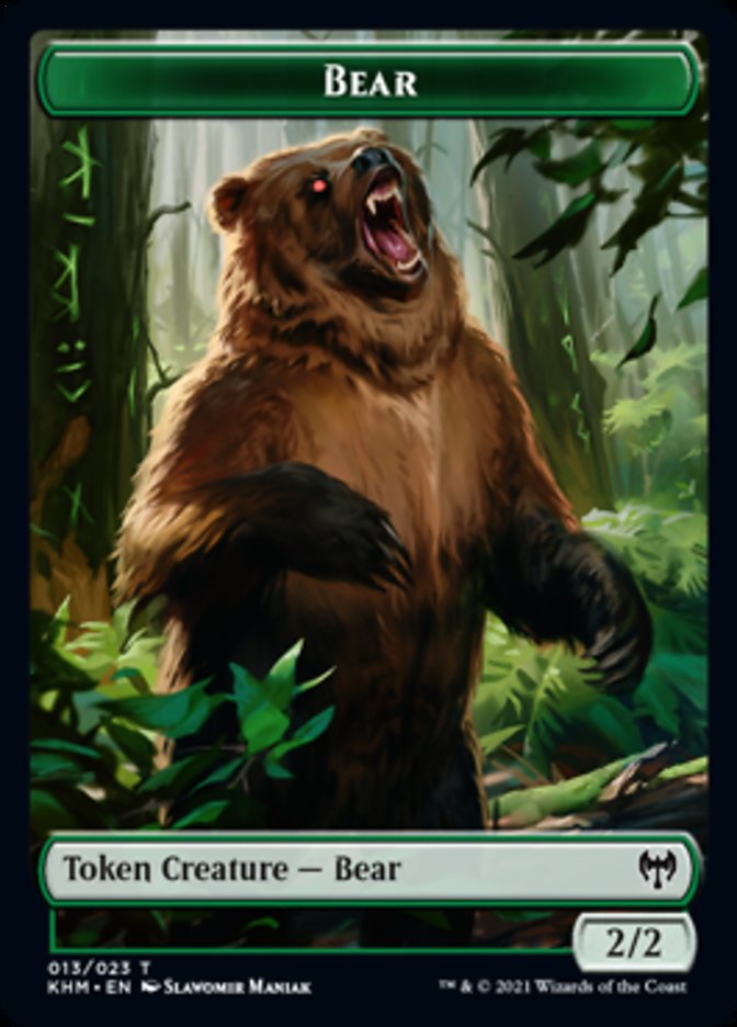 Bear Token [Kaldheim Tokens] | Pegasus Games WI