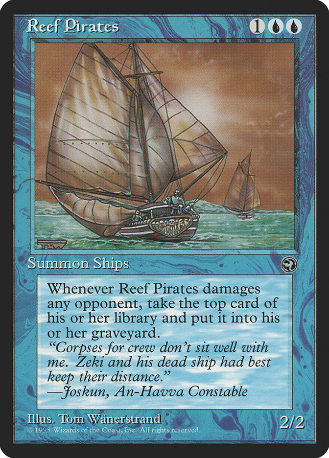 Reef Pirates (Joskun Flavor Text) [Homelands] | Pegasus Games WI