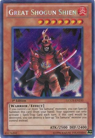 Great Shogun Shien [LCGX-EN233] Secret Rare | Pegasus Games WI
