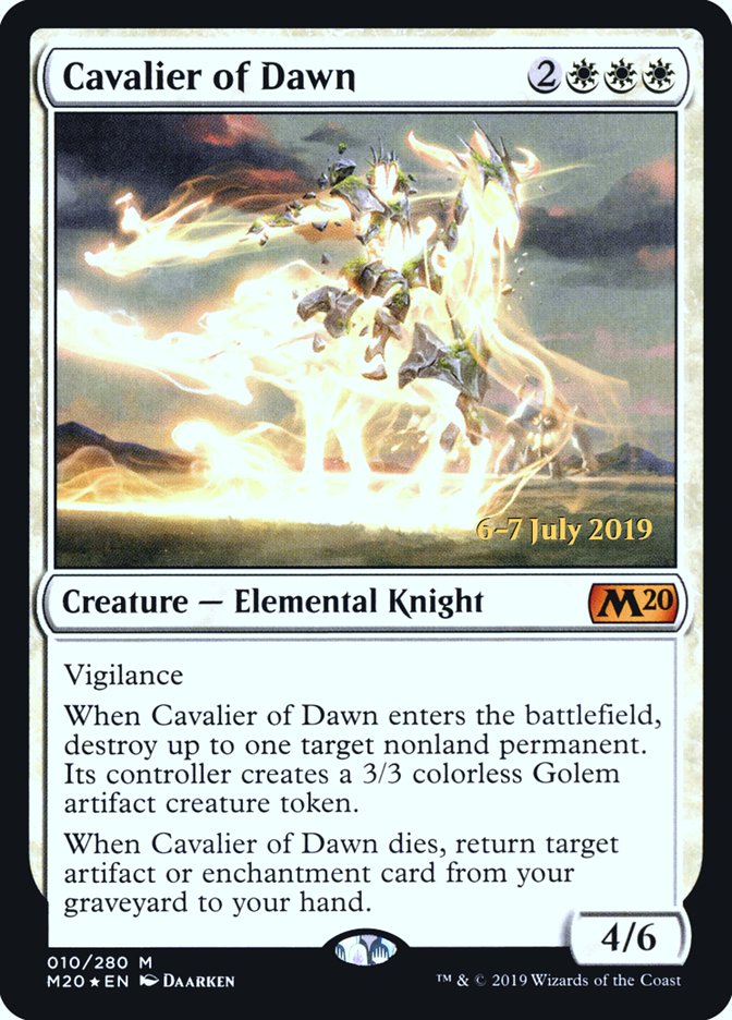 Cavalier of Dawn [Core Set 2020 Prerelease Promos] | Pegasus Games WI