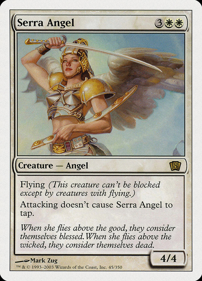 Serra Angel [Eighth Edition] | Pegasus Games WI