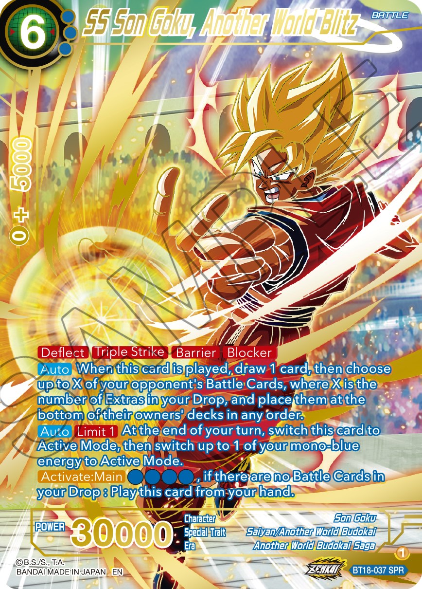 SS Son Goku, Another World Blitz (SPR) (BT18-037) [Dawn of the Z-Legends] | Pegasus Games WI