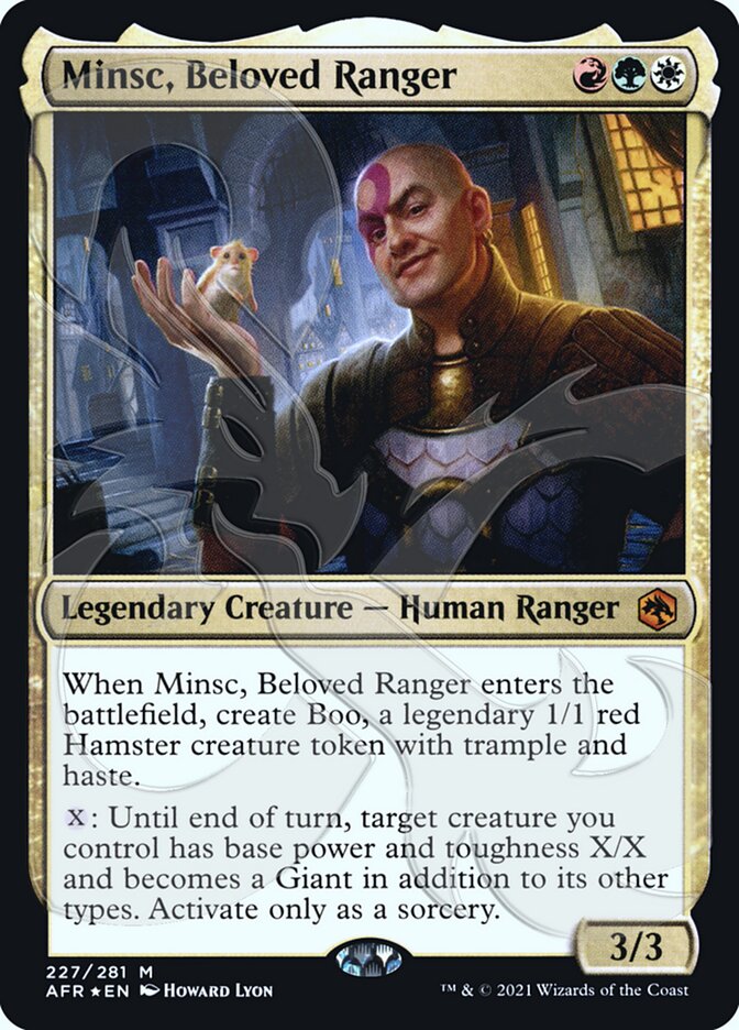 Minsc, Beloved Ranger (Ampersand Promo) [Dungeons & Dragons: Adventures in the Forgotten Realms Promos] | Pegasus Games WI