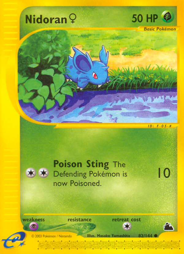 Nidoran (82/144) (Female) [Skyridge] | Pegasus Games WI