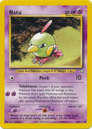 Natu (67/111) [Neo Genesis Unlimited] | Pegasus Games WI