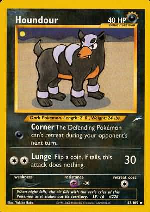 Houndour (43/105) [Neo Destiny Unlimited] | Pegasus Games WI