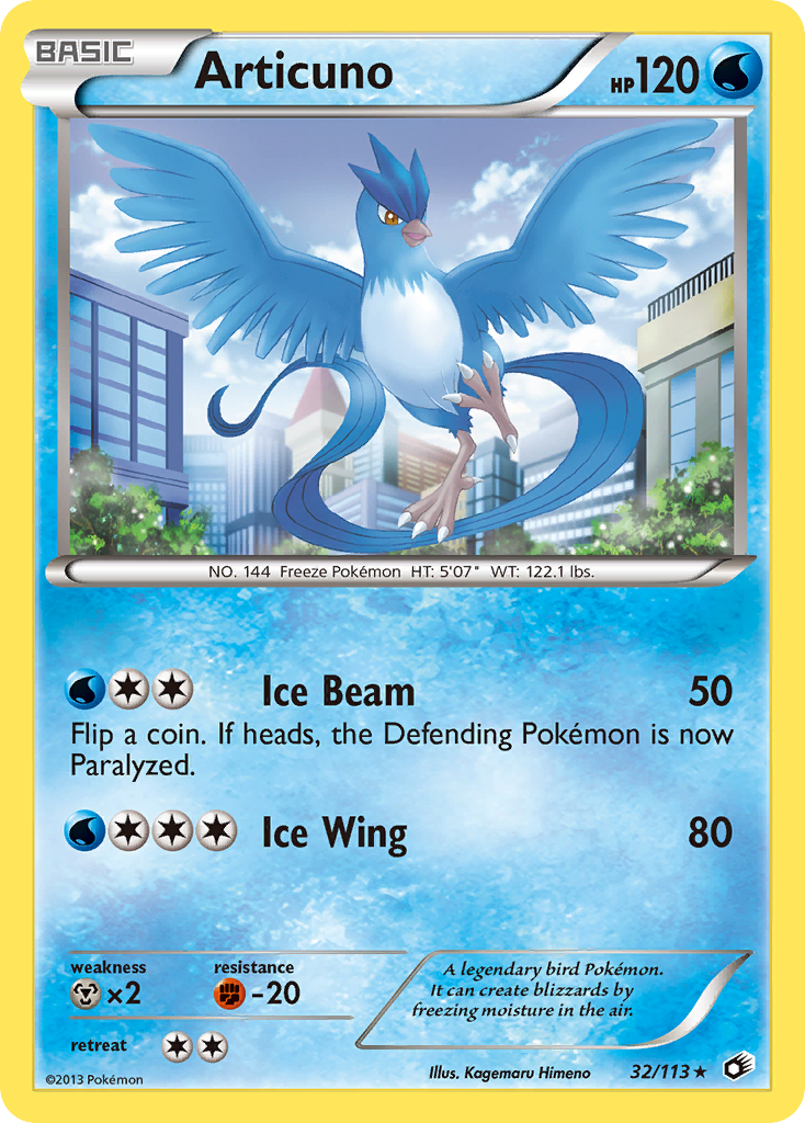 Articuno (32/113) [Black & White: Legendary Treasures] | Pegasus Games WI