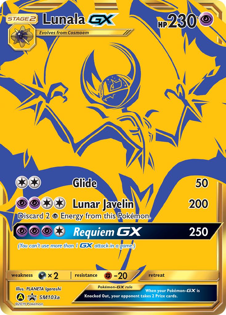 Lunala GX (SM103a) [Sun & Moon: Black Star Promos] | Pegasus Games WI