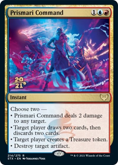 Prismari Command [Strixhaven: School of Mages Prerelease Promos] | Pegasus Games WI