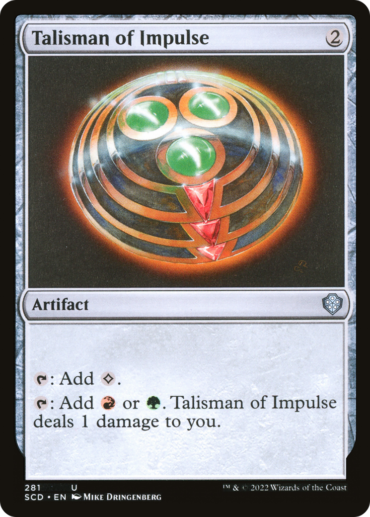 Talisman of Impulse [Starter Commander Decks] | Pegasus Games WI