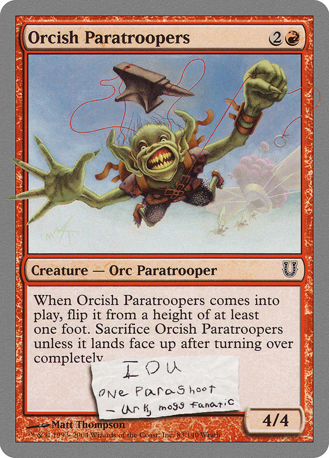 Orcish Paratroopers [Unhinged] | Pegasus Games WI