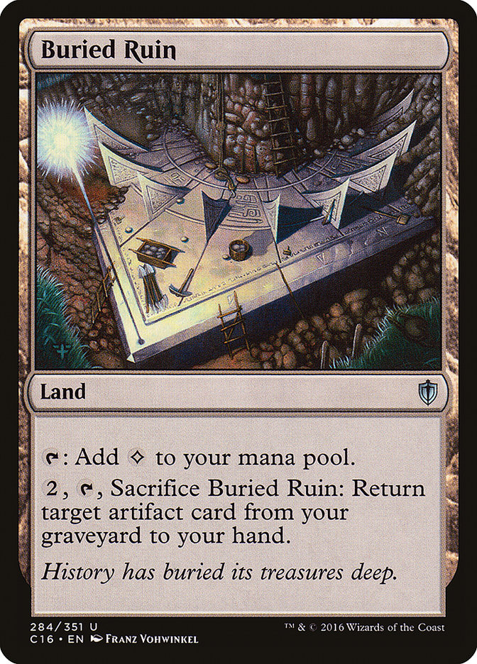 Buried Ruin [Commander 2016] | Pegasus Games WI