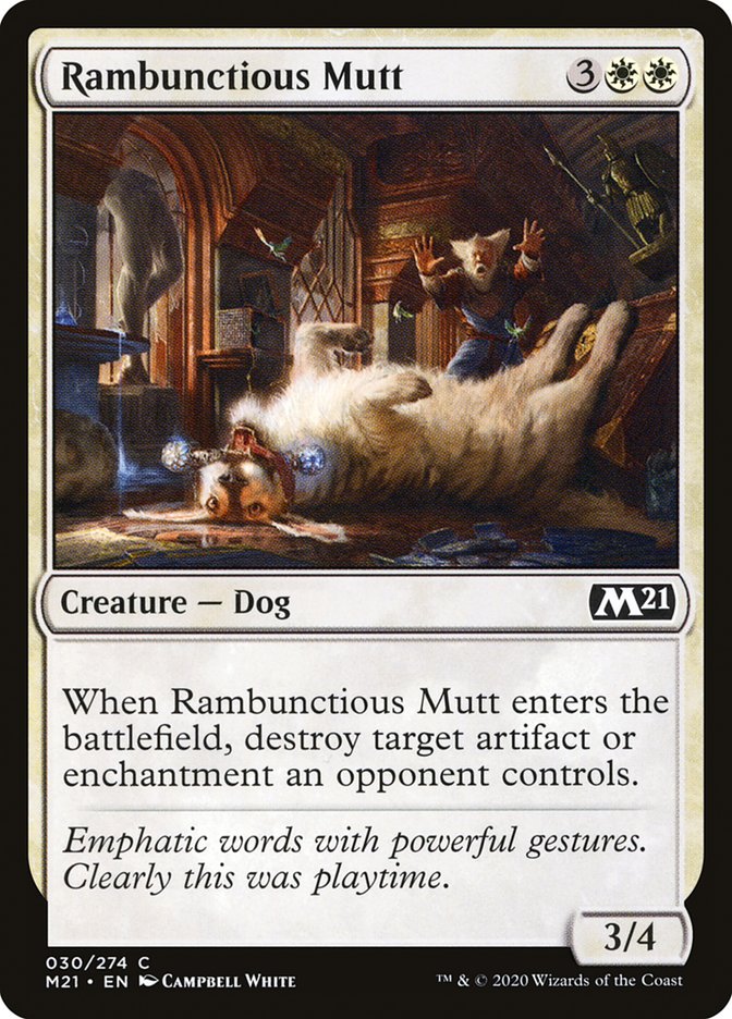 Rambunctious Mutt [Core Set 2021] | Pegasus Games WI
