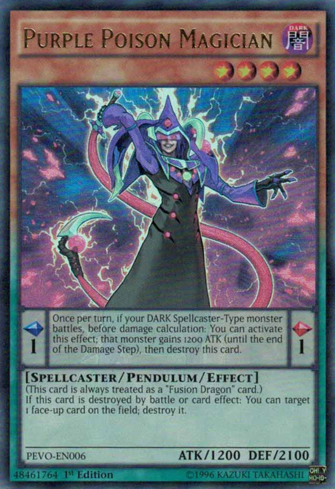 Purple Poison Magician [PEVO-EN006] Ultra Rare | Pegasus Games WI