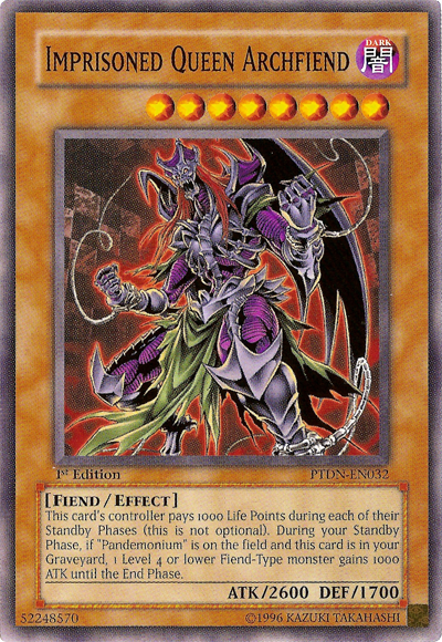 Imprisoned Queen Archfiend [PTDN-EN032] Common | Pegasus Games WI